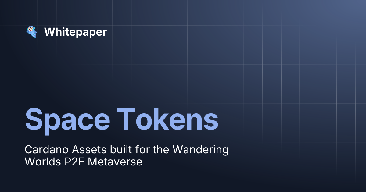 Space Tokens | Whitepaper